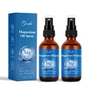 Pjordo 2 Pack Pure Magnesium Oil Spray, 100% Natural Ingredients for Caring Body, Topical Magnesium Spray for Feet & Sleep, Portable Bottle Design, Easy to Absorb and Use