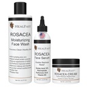 HealFast Rosacea Set - Includes Rosacea Cream, Face Wash, and Serum