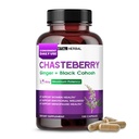 VITAL HERBAL Liposomal Chasteberry with Ginger & Black Cohosh – Supports Hormone Balance, Emotional Wellness & Menopause Health – 150 Capsules