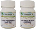 Planet Ayurveda Praval Panchamrit | The Ayurvedic Treatment of Bloating| Natural Digestive System Support | Maintain Healthy Urinary System | 60 Veg Capsules Each, Pack of 2