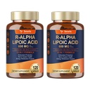 Totaria (2 Packs) R Alpha Lipoic Acid 600mg - Stabilized ALA Supplement for Neuropathy Support Capsules, Nerve Health, Nervous System and Antioxidant, Non-GMO, Gluten Free, Vegan Safe 120 Counts