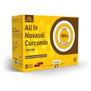 All in Novasol Curcumin Herbal Supplement – Advanced Curcumin Formula, Enhanced Absorption Licaps Capsules, Supports Antioxidant, Immune & Cellular Health | 60 Capsules