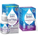 TheraTears Extra Dry Eye Therapy Lubricating Eye Drops for Dry Eyes, 0.5 fl oz Bottle & Dry Eye Therapy Lubricating Eye Drops for Dry Eyes, Preservative Free Eye Drops