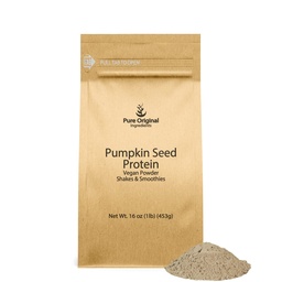 PURE ORIGINAL INGREDIENTS Pumpkin Seed Vegan Protein Powder (1 lb) Nutty Flavor, Breads & Smoothies