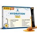Energy Gel Sticks with Salt Electrolytes Clean Hydration with Sodium Potassium Magnesium Sustained Energy No Crash Natural Honey Energy Gel for Running – 15 Sticks (8g Each) (15 Sticks, Natural)