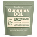 DGL Gummies, 400mg DGL Licorice Root Extract Supplement, Supports Digestive, Stomach & Gut Comfort, Vegan, Gluten-Free, Berry Flavor, 60 Gummies