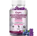3000MG 1 Pack Glucosamine Chondroitin Gummies, Extra Strength Joint Support Supplement with MSM & Elderberry, Flexibility, Antioxidant Immune Support Gummy for Adults, Men & Women 60Cts
