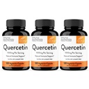 Sandhu's Quercetin Vegetarian Capsules Supplements 120 Count (Pack of 3) | 500mg per Capsule Bioflavonoids for Immune Support & Respiratory Health Seasonal Allergy Support | Quercitin for Men & Women