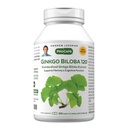 ANDREW LESSMAN Ginkgo Biloba 120mg - 360 Capsules - Standardized Extract to Maintain Flow of Oxygen and Nutrients to Fuel The Brain. Supports Brain, Memory and Cognitive Function. No Additives