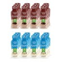 Ripple Vegan Protein Shake, Chocolate 12 Fl Oz (12 Pack) & Ripple Vegan Protein Shake, Vanilla (12 Pack) | 24 Pack
