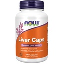 NOW Foods Supplements, Liver Caps with Milk Thistle and Eleuthero, Supports Liver Health*, 100 Capsules