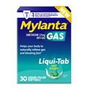 Mylanta Fast Gas Relief for Adults - Easy to Swallow Gas Relief Softgels, Simethicone 125 mg, Relief from Painful Gas & Bloating (30 Count)