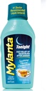 Mylanta Tonight Liquid Antacid + Anti-Gas Soothing Honey Chamomile Flavor - 12 oz, Pack of 6