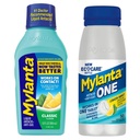 Mylanta Heartburn and Gas Relief, Liquid Antacid, Classic Flavor One, Lemon Mint Flavor, 50 Count Bundle