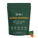 10-in-1 Alpha Shilajit Gummies with Ashwagandha, 4000 mg Himalayan Shilajit, Fulvic Acid, 85+ Multi-Vitamins Minerals- for Energy Boost & Immune Support, Sugar-Free Vegan, 60 Gummies