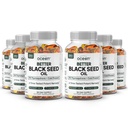 Organics Ocean Better Black Seed Oil Cold Pressed - Pure Nigella Sativa Oil for Immune Support - 5% Thymoquinone - Support Memory, Vitality, and Cellular Health - 6 Pack Bulk Supply