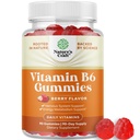 Potent Vitamin B6 Gummies for Adults - Vitamin B6 50mg Per Serving Gummy Vitamins for Women and Men for Immune Nerve and Mood Support - Vegan Kosher B6 Vitamins Gummies for Women and Men - 90 count