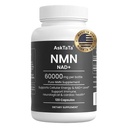 NMN Supplement 60000mg Nicotinamide Mononucleotide NAD+ Precursor Supports Mitochondrial Function, Cellular Energy & Healthy Aging 120 Capsules 60 Servings