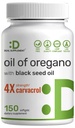 DEAL SUPPLEMENT Oil of Oregano Softgels with Black Seed Oil 150 Count – Naturally Occurring Carvacrol – 2-in-1 Herbal Oil Formula – Non-GMO, Gluten Free