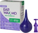 eosera Ear Wax MD Cleaning Kit - 5 Vials (1.5 mL Each) - Earwax Dissolving Drops with Rinsing Bulb - Fast-Acting Ear Cleaning Kit - Ages 2+