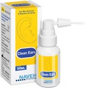 NAVEH PHARMA® CleanEars Ear Wax Removal Spray — Gentle Earwax Softening Spray for Adults, Easy-to-Use Alternative to Mineral Oil, Refreshing Spearmint Aroma, 1.69 fl oz