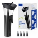 KAUGIC Ear Wax Cleaner - One-Hand Ear Wax Removal Kit Manual Ear Irrigation Flushing System, Safe, Comfortable & Easy to Use Earwax Removal Kit, Black