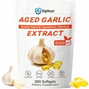 Odorless Aged Garlic Extract 8500mg - 300 Softgels, 2 Year Aged Organic Garlic Supplements for Heart & Immune Support - Natural Antioxidant Supplement, High Potency, Non-GMO, Gluten-Free, Vegan