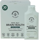 Nootropic Brain Supplement by Beekeeper's Naturals, 500mg Citocoline, Ginkgo Biloba, Bacopa Monnieri & Royal Jelly, Υποστηρίζει Εστίαση & Μνήμη, Ευκολότερη Απορρόφηση, Συν ένα γευστικό άρωμα βανίλιας, 30ct