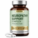 Neuropathy Supplements, Nerve Savior for Neuropathy Support Feet and Hands | for 600mg Alpha Lipoic Acid and Vitamins B & B12, Scientific Nerve Health Supplement, Peripheral Comfort Formula, 120 Count