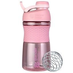 BlenderBottle SportMixer Shaker μπουκάλι Ιδανικό για τις πρωτεϊνικές ανακινήσεις και προ προπόνηση, 20-Ounce, Rose