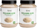 bixa BOTANICAL Psyllium Husk Powder | Plantago Ovata ǀ Ayurvedic Herbal Supplement | Maintains Gut Motility | 1 Pound / 16 OZ | Gluten Free, Non-GMO, Steam Treated, Vegan, 100% Pure. (Pack of 2)