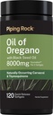 Piping Rock Oil of Oregano with Black Seed Oil | 120 Softgels | Naturally Occurring Carvacrol & Thymoquinone | Non-GMO, Gluten Free Supplement