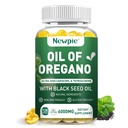 Newpie Oil of Oregano with Black Seed Oil Softgels,120 Softgels,Balanced Oil of Oregano,2 in 1 Formulated Supplement for Immune Health,Digestive and Antioxidant Support,Non-GMO (1)
