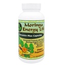 Moringa Energy Life Curcumin Max Turmeric Plus Moringa Capsules with Black Pepper, 120 Count, 500 mg per Capsule