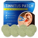 Tinnitus Relief for Ringing Ears,Ear Comfort Patches for Buzzing and Humming Sounds – Natural Herbal Formula for Relaxation and Sleep,50 Patches