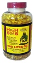 High seas cod Liver Oil Capsules 500 Capsules