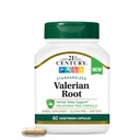 21st Century Valerian Root Extract 200mg, Melatonin-Free Sleep, 60 Veg Caps | Standardized valerian extract, 200 mg per 1 veg capsule. Melatonin free, non-habit forming. Vegan, non-GMO, gluten free