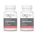 MethylPro L-Methylfolate 5 mg - L Methyl Folate, Methylfolate Supplement for Women & Men, Methylated Vitamin B9 (5-MTHF) for Brain Health, Focus, Calm - 30 Capsules (Pack of 2)