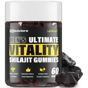 Shilajit Gummies for Men | Shilajit for Men – 85+ Trace Minerals & Fulvic Acid| Shilajit Supplement | 60 Gummies