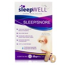 Sleepwell Sleep/Snore Internal Nasal Dilator for Snoring Relief, Congestion Relief, Restful Sleep, Restorative Sleep, Increase Airflow, Soft, Comfortable, Latex Free, Drug Free, Nasal Strips, 12Count