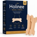 Nasal Strips, 60 Count, Flexible Nose Strips for Easier Breathing, Comfortable Overnight Wear, Drug-Free Adhesive Strips, Individually Wrapped for Daily Use