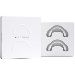 Intake Breathing Extra Intake Bands (Pack of 2), Large (L1), Matte White. (Tabs NOT Included)