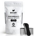 Performance Nose Strips for Breathing - Oil & Sweat Proof Adhesive - Extra Strength Athletic Nasal Strips for High Performance - Improves Oxygen Intake, Sleep & Reduces Snoring (Wide, 90)