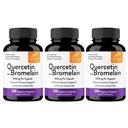 Quercetin with Bromelain Vegetarian Supplement Capsules | 360 Count (1000mg Per Serving 2400 GDU/g) | Supports Healthy Immune System, Helps With Seasonal Allergy Support | High Absorption Antioxidant