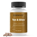 Tanning Pills Supplement for Men Women - Melanin Self Tan Capsules that Work Fast Without Sun with Astaxanthin Vitamins A E Lutein L-Tyrosine - Sunless Natural Oral Pill Healthy Golden Glow