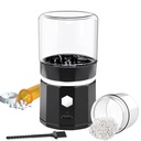 Portable Cordless Electric Pill Crusher, Pill Crusher Grinder Fine Powder, Grind and Pulverize Multiple Pills & Vitamins Extremely Fine for Elderly, Suitable for Travel, Home, Workplace (Black)