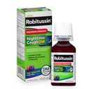 Robitussin Adult Nighttime Cough DM Liquid Maximum Strength - 4 oz, Pack of 3