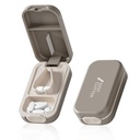 Small Pill Cutter,Pill Cutter Splitter for Small and Tiny Pills,Pill Splitter with Safety Lock,Easy Open Close,Professional(Gray)