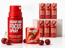 ALLDAY Focus + Energy Spray | Natural Caffeine + L-Theanine + Essential Vitamins | 0 Calorie, 0 Sugar | 12 Spray Bottle | Faster, Cleaner, Smoother Energy* (6 Pack Cherry Cola)