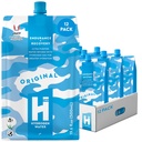 HTWO Molecular Hydrogen Water, Original Unflavored, 16.9 oz 12-Pack | Sugar Free Hydration Packet, Energy Sports Drink Performance & Recovery Support, Alternative to Hydrogen Tablet/Bottle 15 ppm